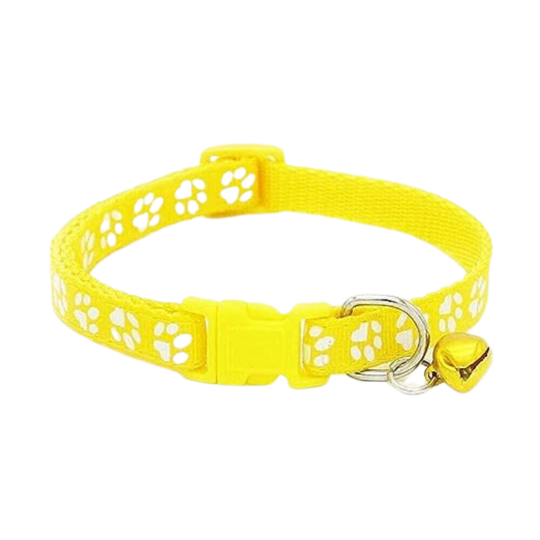 Paw Pet Collar With Bell