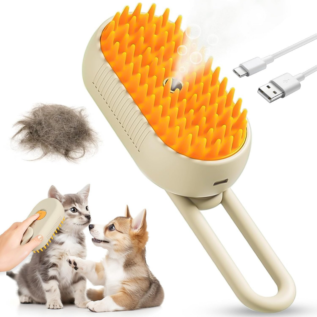 Steam Brush for Dog and Cat