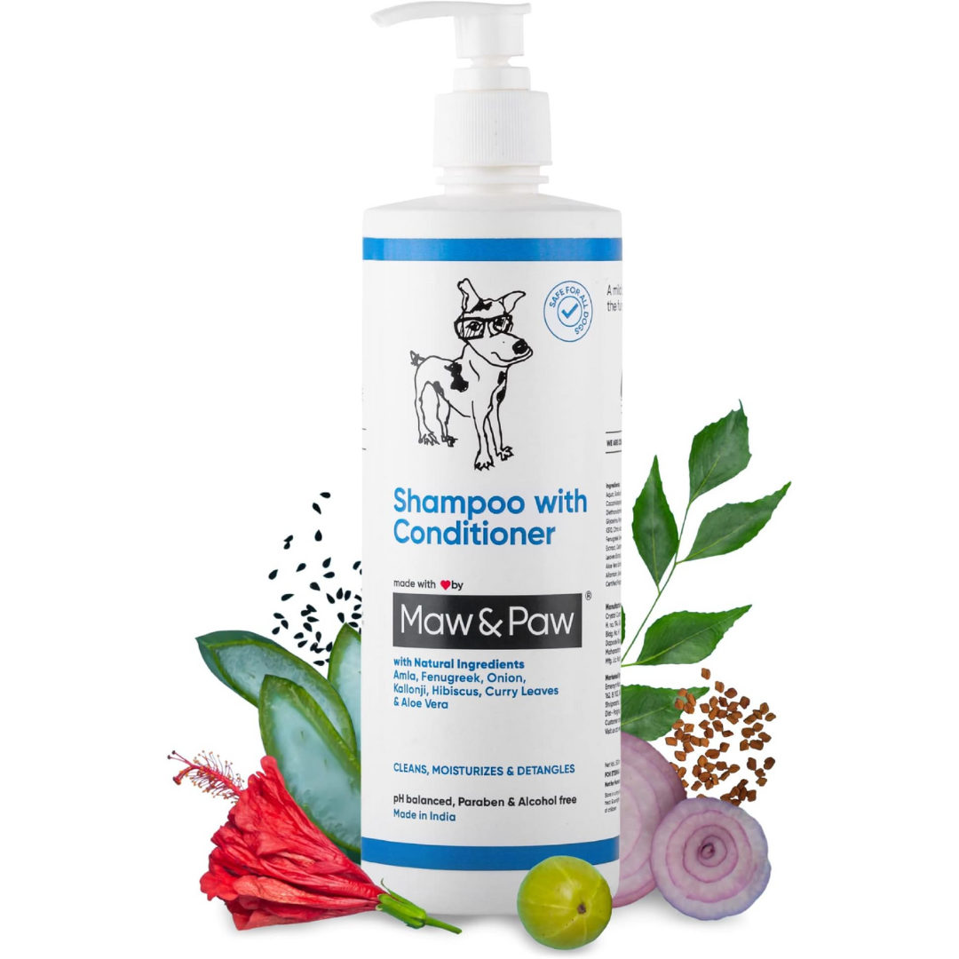 Pet Shampoo with Conditioner: Soothe & Moisturize with Hibiscus and Aloe Vera