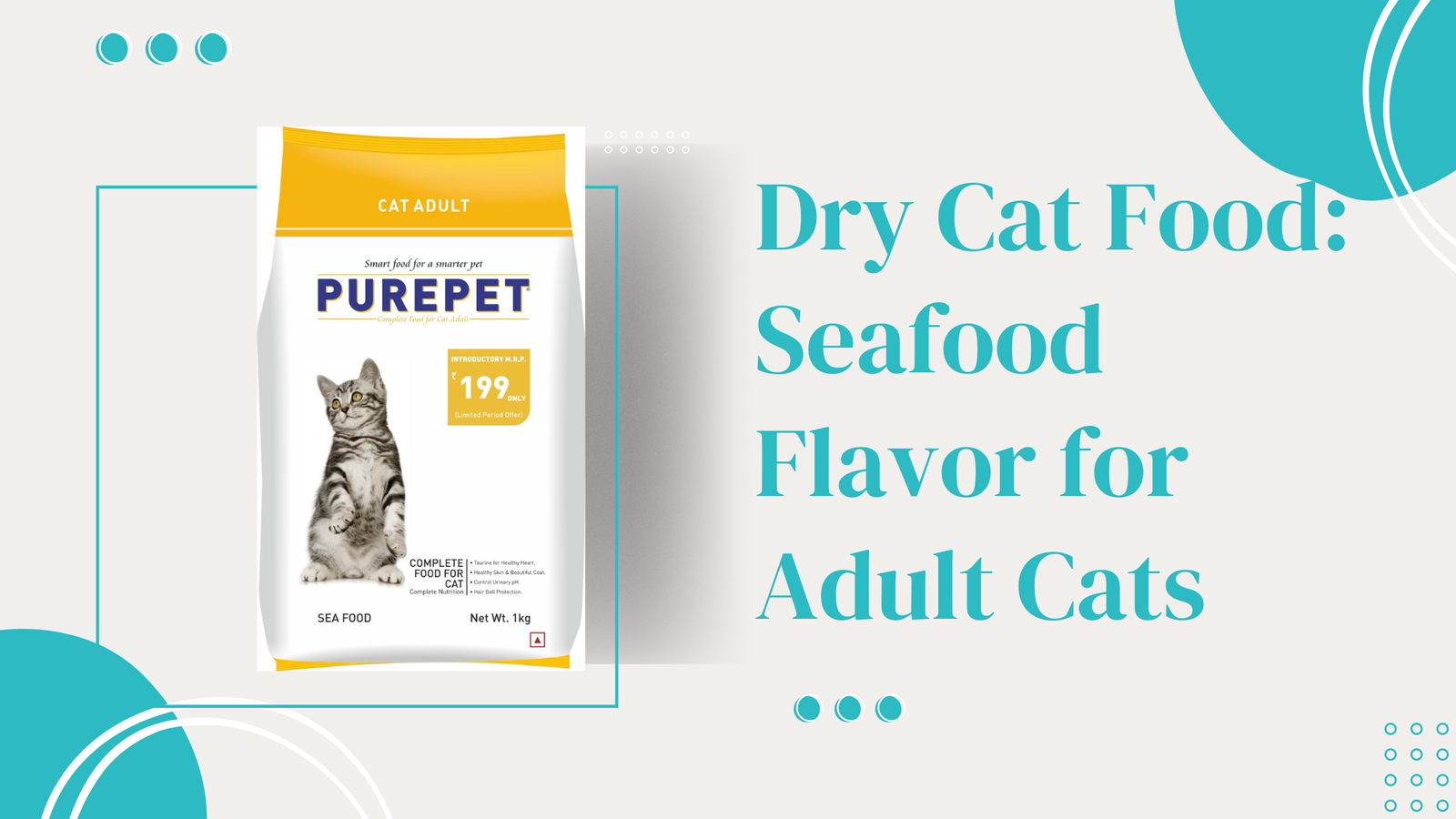 Dry Cat Food: Nutritious Seafood Flavor for Adult Cats