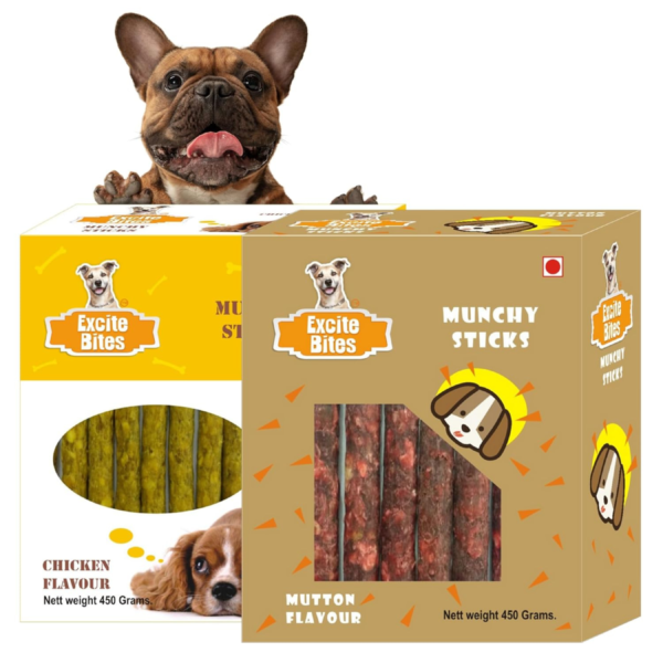 Chicken & Mutton Munchie Sticks Combo Pack (500gm)