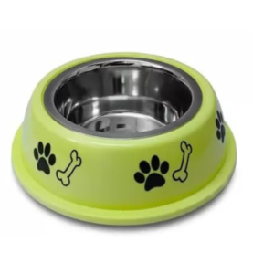 Stainless Steel Paw Bone Printed Bowl