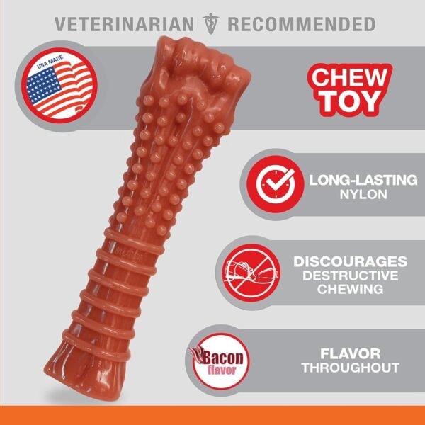 Nylabone Dura Chew - Bacon Flavor - Image 2