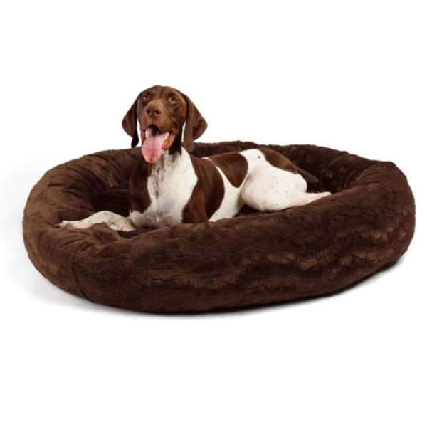 Calming Donut Dog and Cat Bed