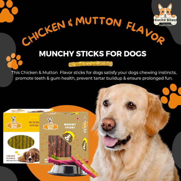 Chicken & Mutton Munchie Sticks Combo Pack (500gm) - Image 2