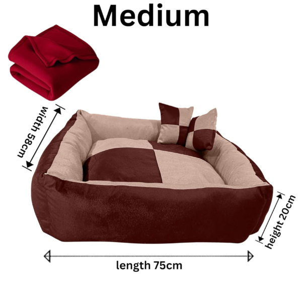 Washable Soft Reversible Dog Bed | Ultimate Comfort for Pets