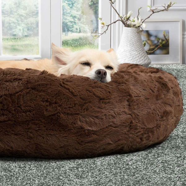 Calming Donut Dog and Cat Bed - Image 2