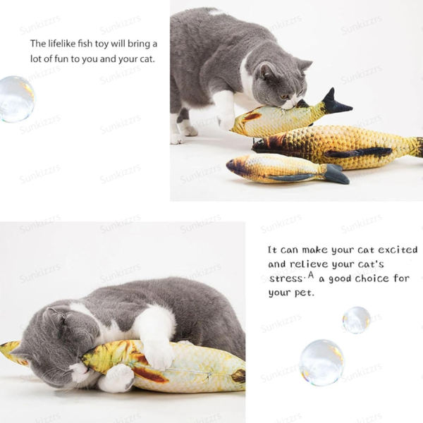 Fish Interactive Kitten Toy