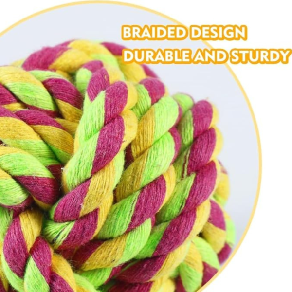 Knotted Ball Cotton Rope Toys