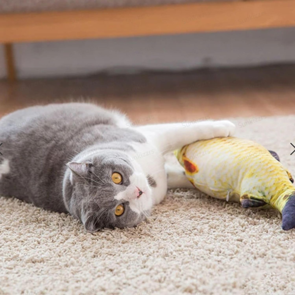 Fish Interactive Kitten Toy