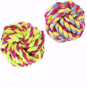 Knotted Ball Cotton Rope Toys