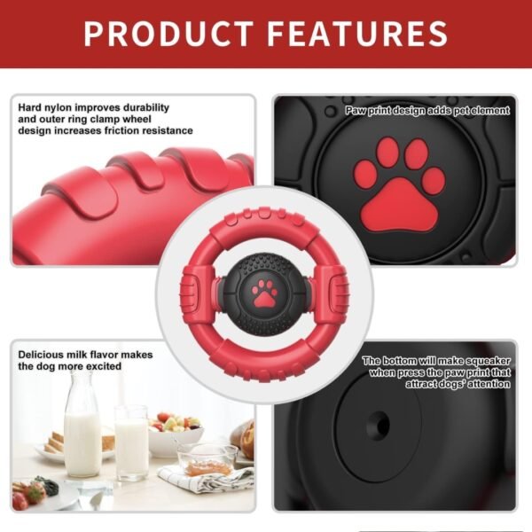 DOBROS Indestructible Squeaky Chew Toy for Large Dogs - Image 6