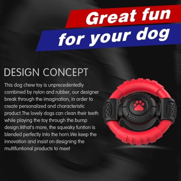 DOBROS Indestructible Squeaky Chew Toy for Large Dogs - Image 3